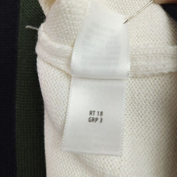 St. John Sweater Womens M Pink Black Color Block Wool Blend Knit 3/4 Sleeve NEW - Picture 10 of 13